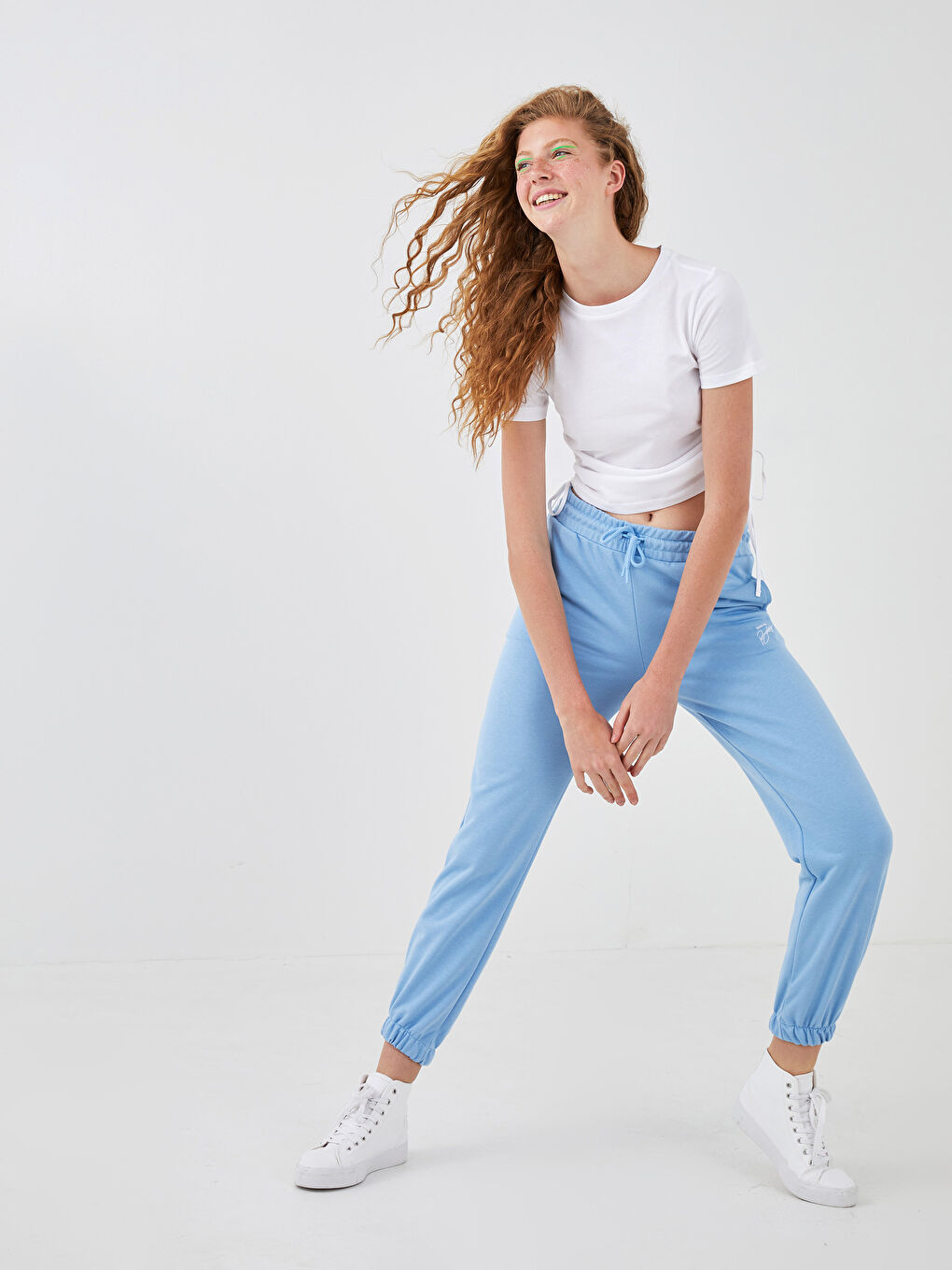 Women's Jogger Tracksuit Bottoms with Comfortable Fit Embroidery with Waist Rubber-2