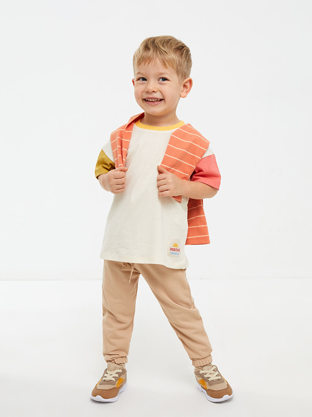 Bej Erkek Bebek Aktif Spor Ayakkabı