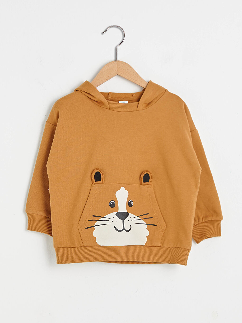 Толстовка с капюшоном и длинным рукавом для малыша мальчика