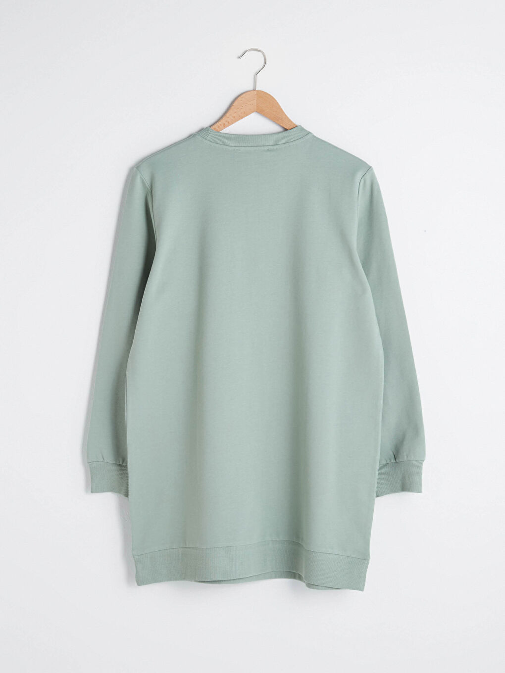 Crew Neck Mickey Mouse Printed Women's Sweatshirt Tunic-6