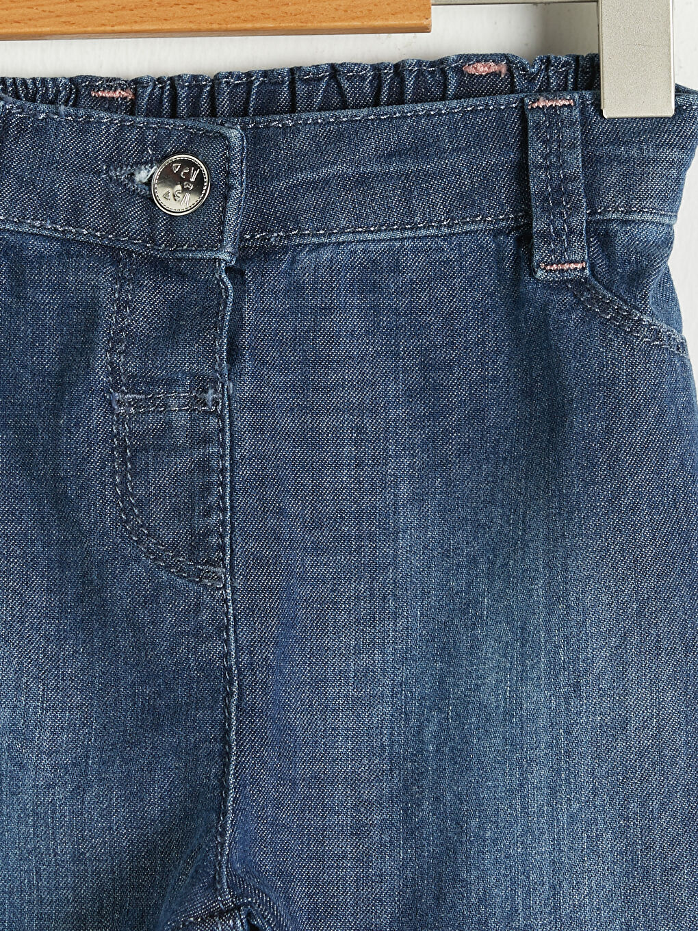 Elastic Waist Basic Baby Girls' Shorts-2