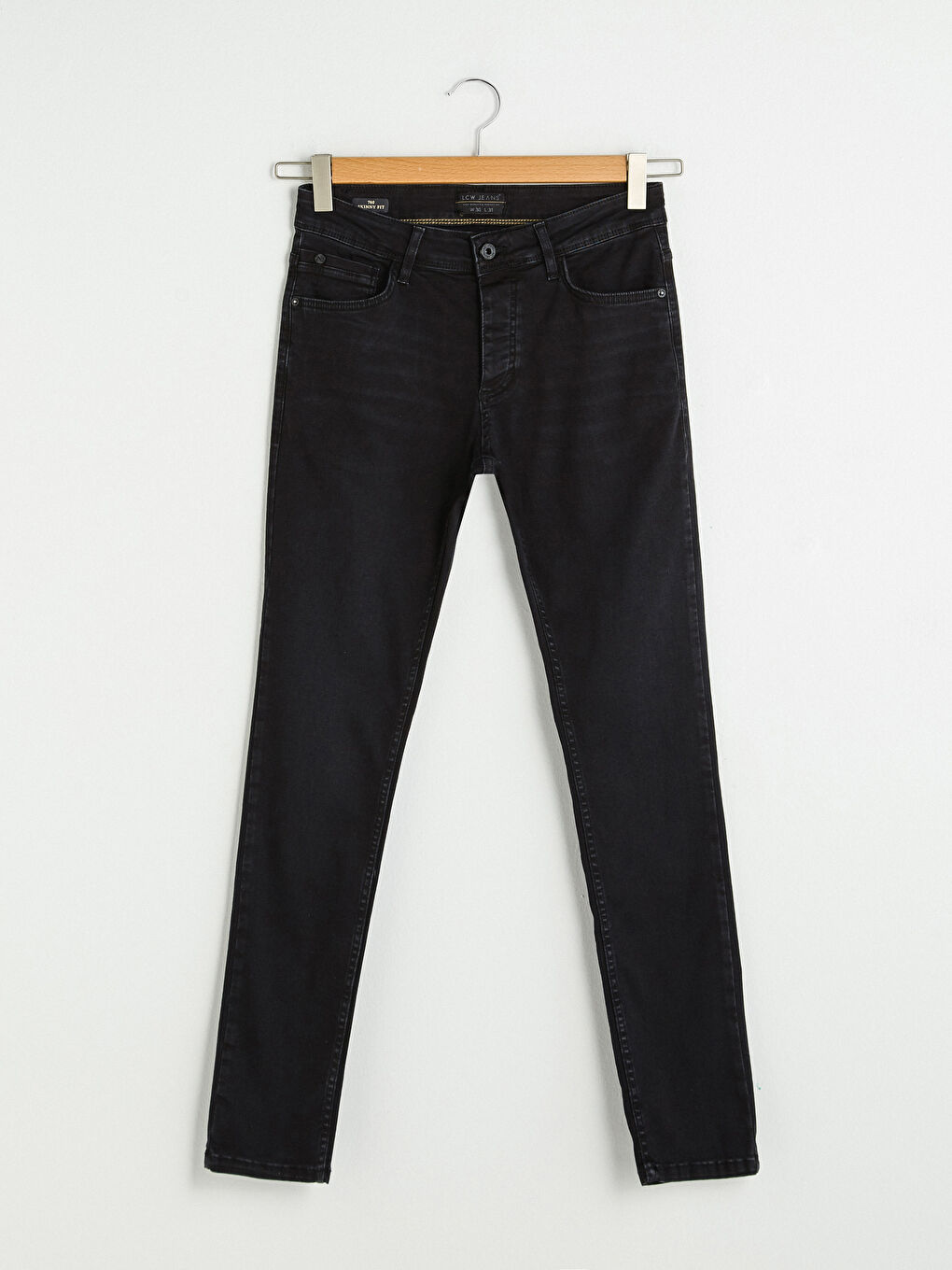 Siyah Premium Denim 760 Skinny Fit Erkek Jean Pantolon-5