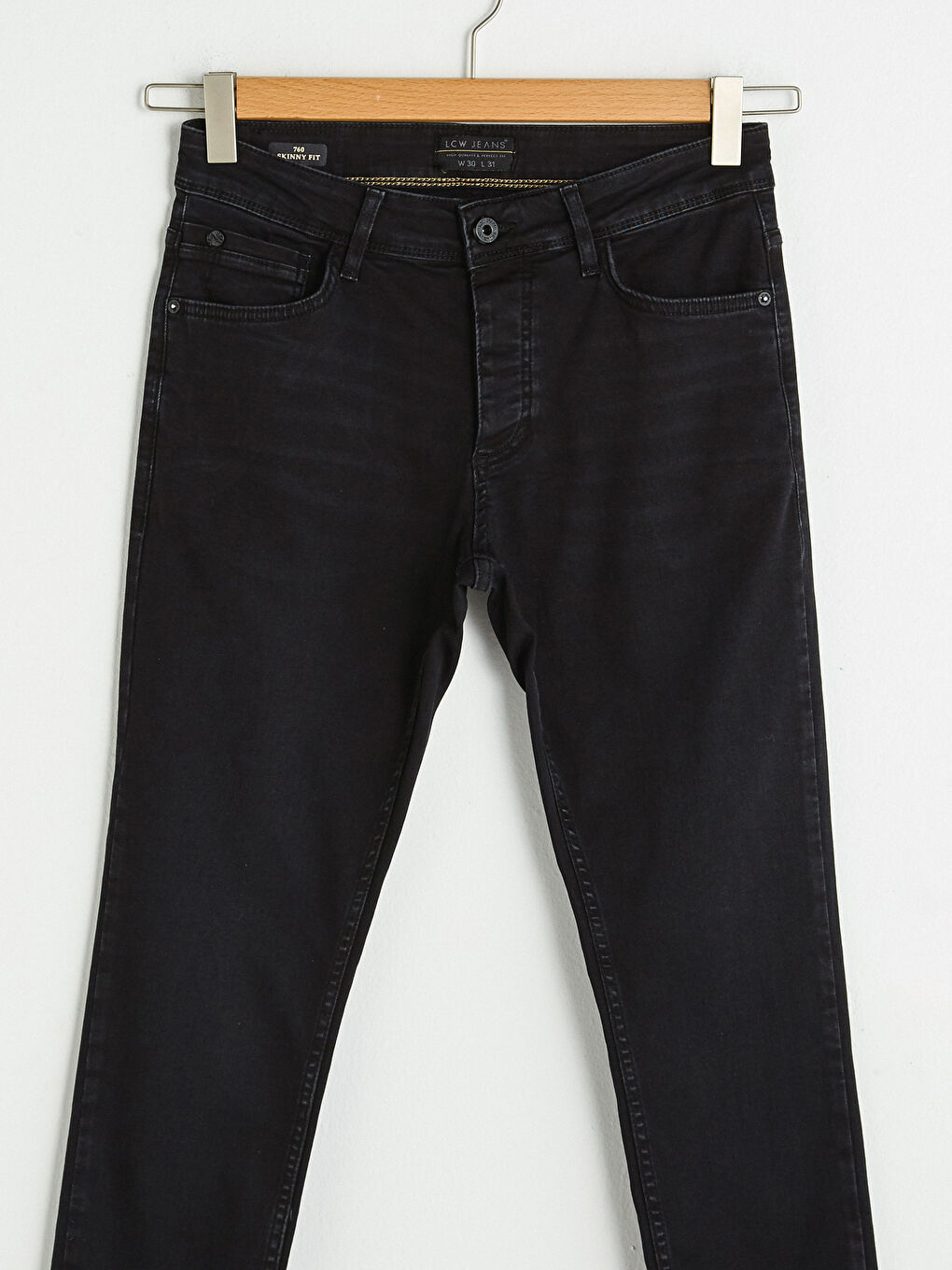 Siyah Premium Denim 760 Skinny Fit Erkek Jean Pantolon-7