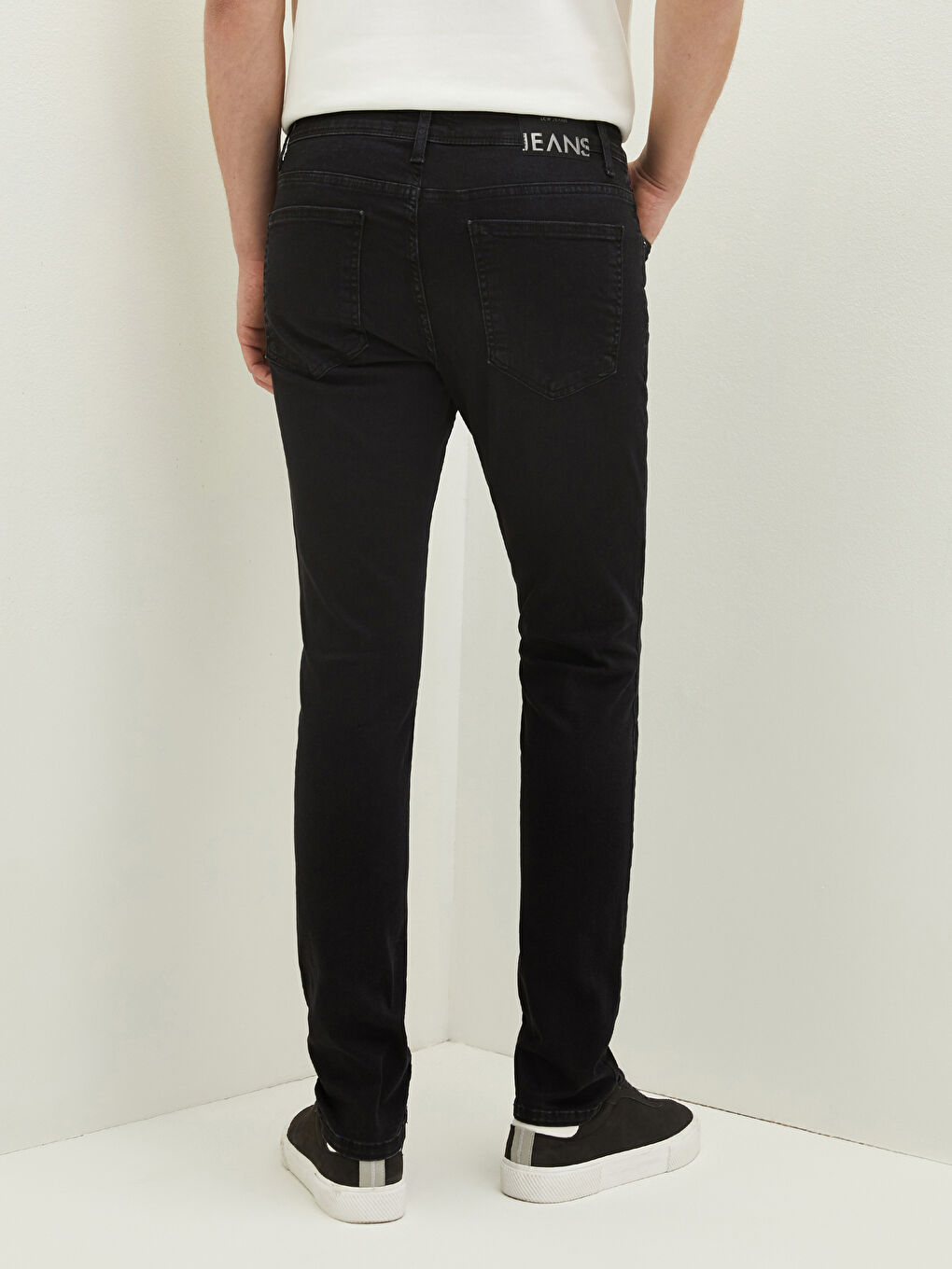 Siyah Premium Denim 760 Skinny Fit Erkek Jean Pantolon-3