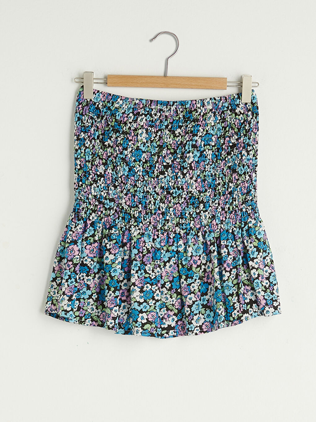 Elastic Waist Floral Flower Woman Skirt -S1EK96Z8-LQQ