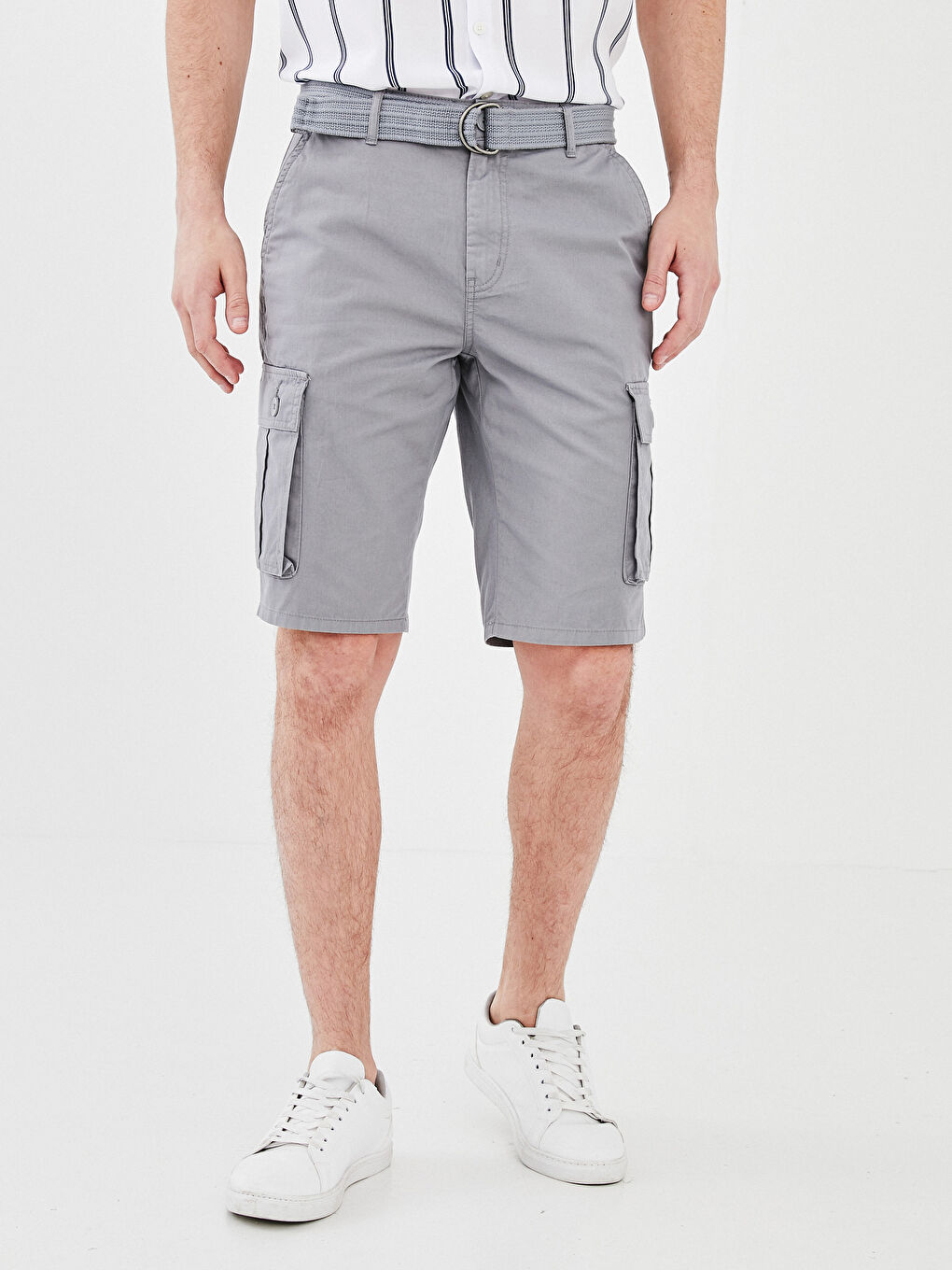 XSIDE Herren Standard Geformte Gürtel Shorts -S1EK98Z8-GSE