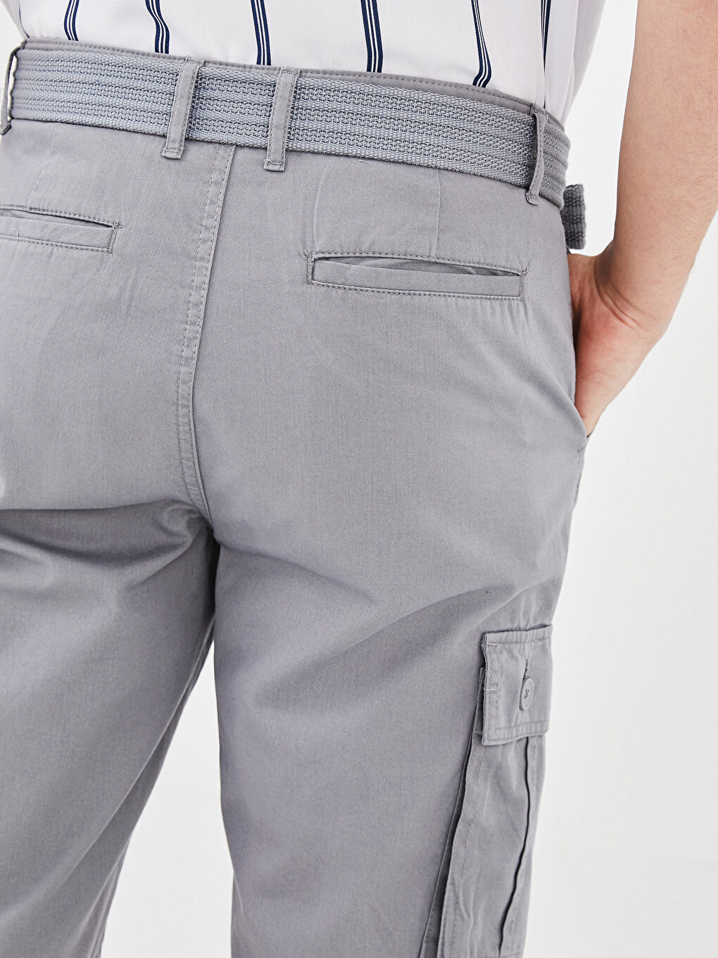 XSIDE Herren Standard Geformte Gürtel Shorts -S1EK98Z8-GSE
