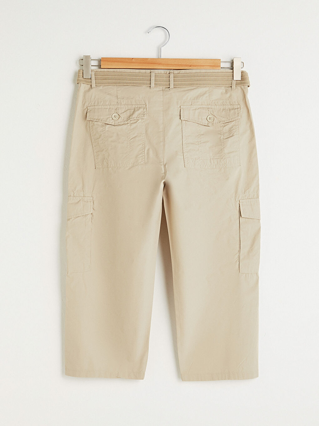 Shorts Pour Hommes Coupe Standard En Popeline Ceinturés-6