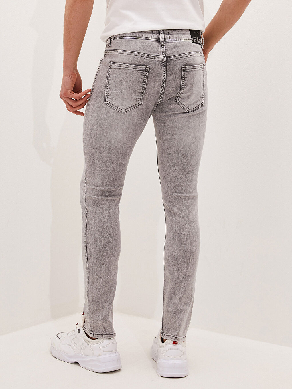 Gri Premium Denim 770 Super Skinny Erkek Jean Pantolon-3