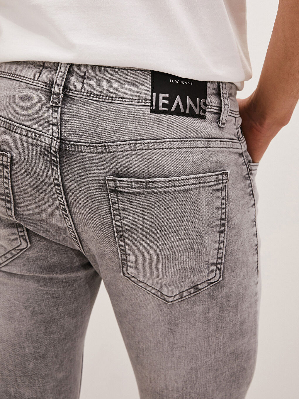 Gri Premium Denim 770 Super Skinny Erkek Jean Pantolon-4