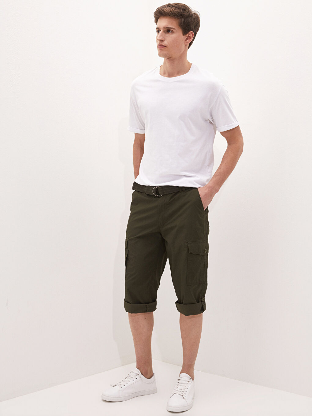 LCW Casual Standardmuster-Roller-Shorts für Herren -S1EL28Z8-LS6