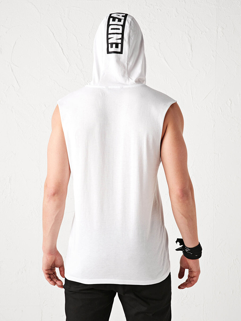 Muška bezrukavna majica sa kapuljačom-4