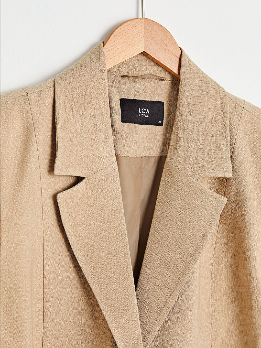 Button-Off Short Sleeve Belt Detail women's Blazer-8