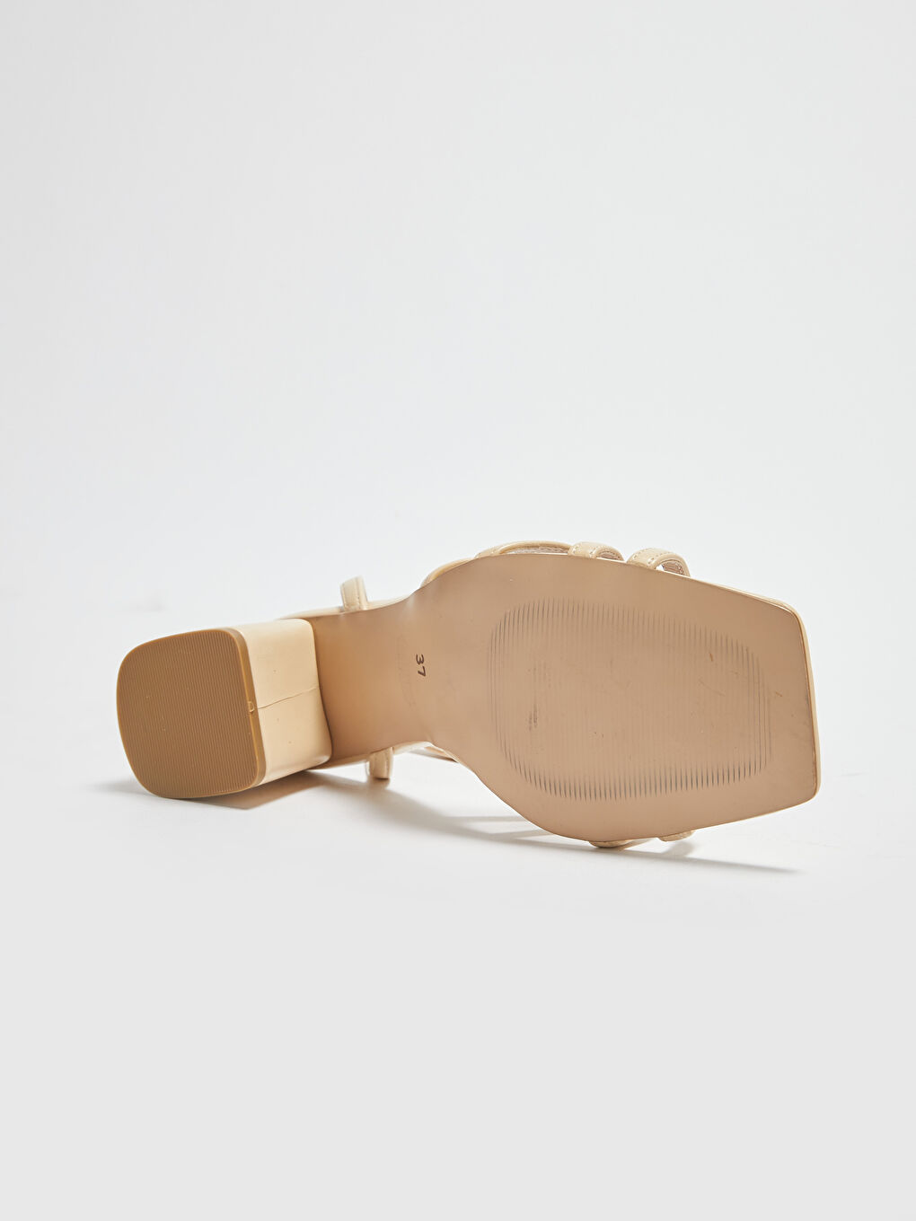 Sandales à Talons pour Femmes à Aspect Cuir avec Brides Croisées-5