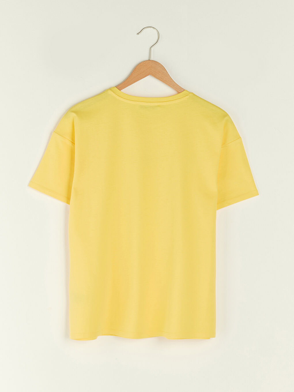 Футболка Женская Хлопковая С Коротким Рукавом, Круглым Вырезом И Принтом-Слоганом-6