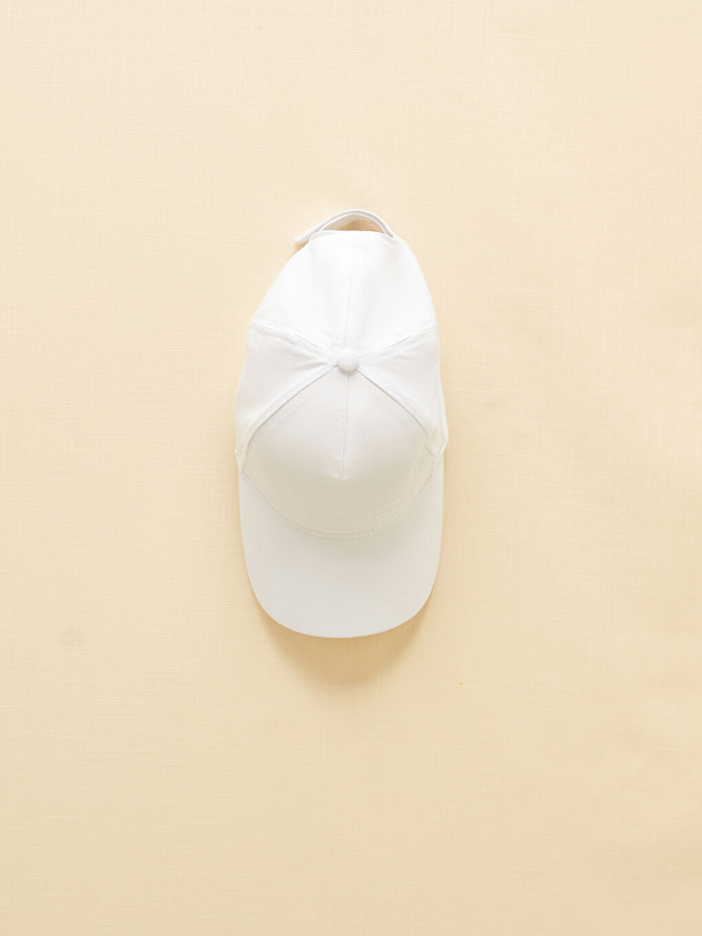 Beyaz Nakışlı Erkek Şapka-2