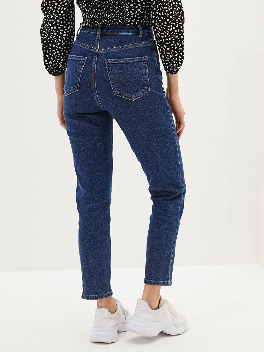 İndigo Yüksek Bel Jüpiter Süper Skinny Fit Kadın Jean Pantolon-4