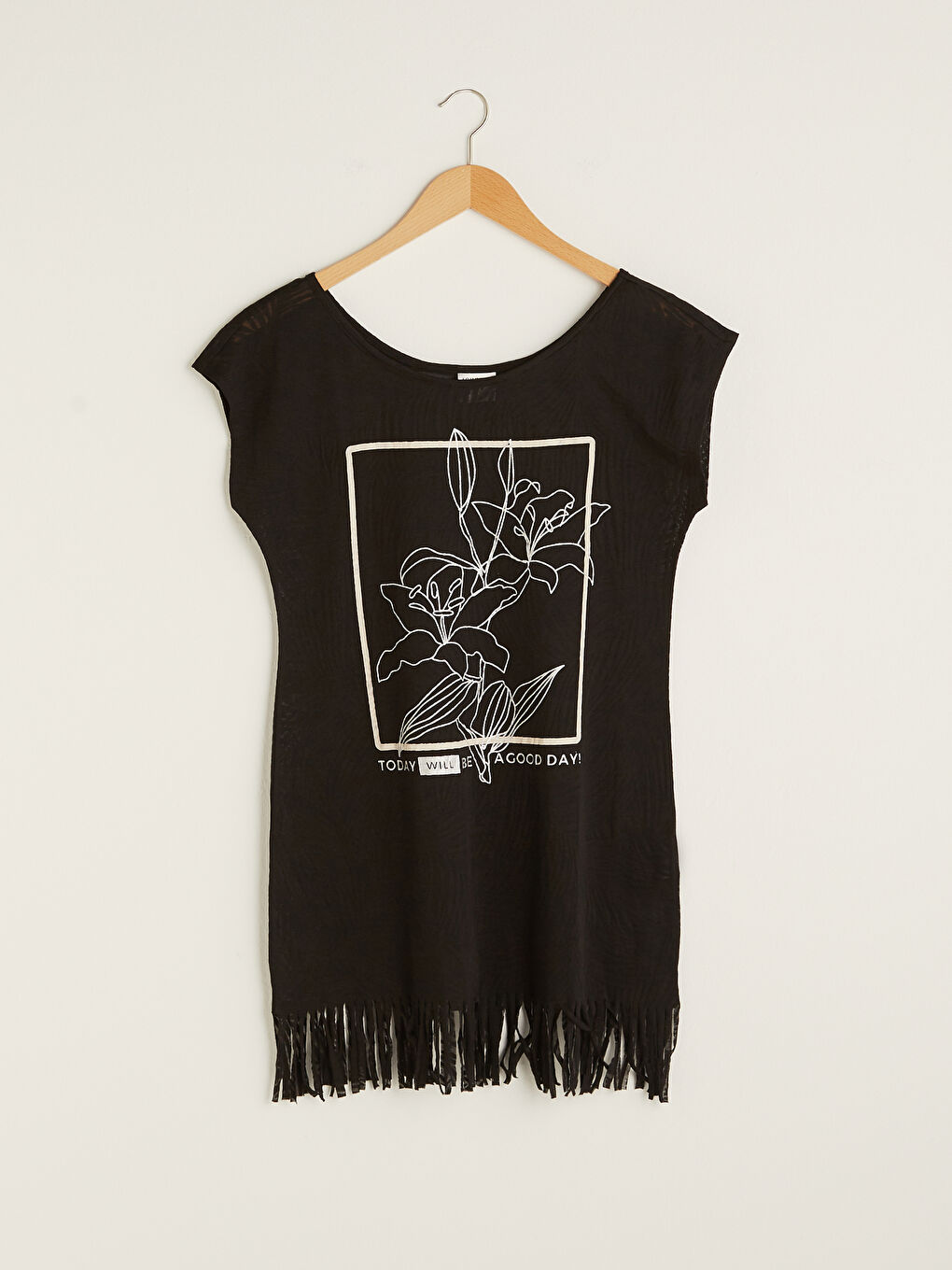 فستان شاطئ بياقة سلاش للسيدات-5