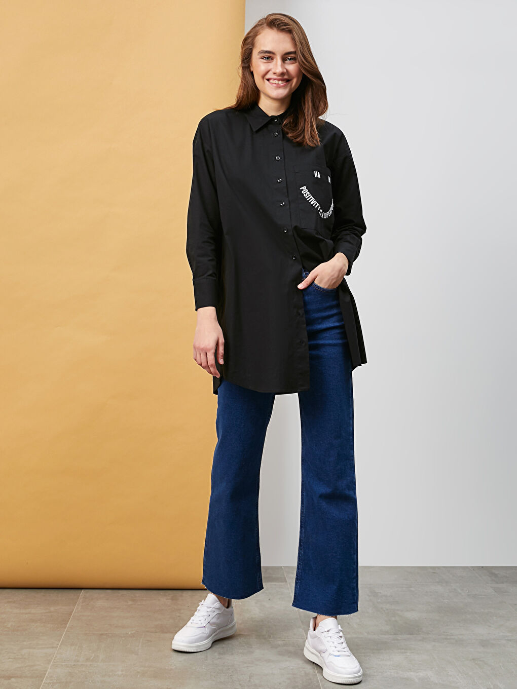 İndigo Normal Bel Mars Flare Kadın Jean Pantolon