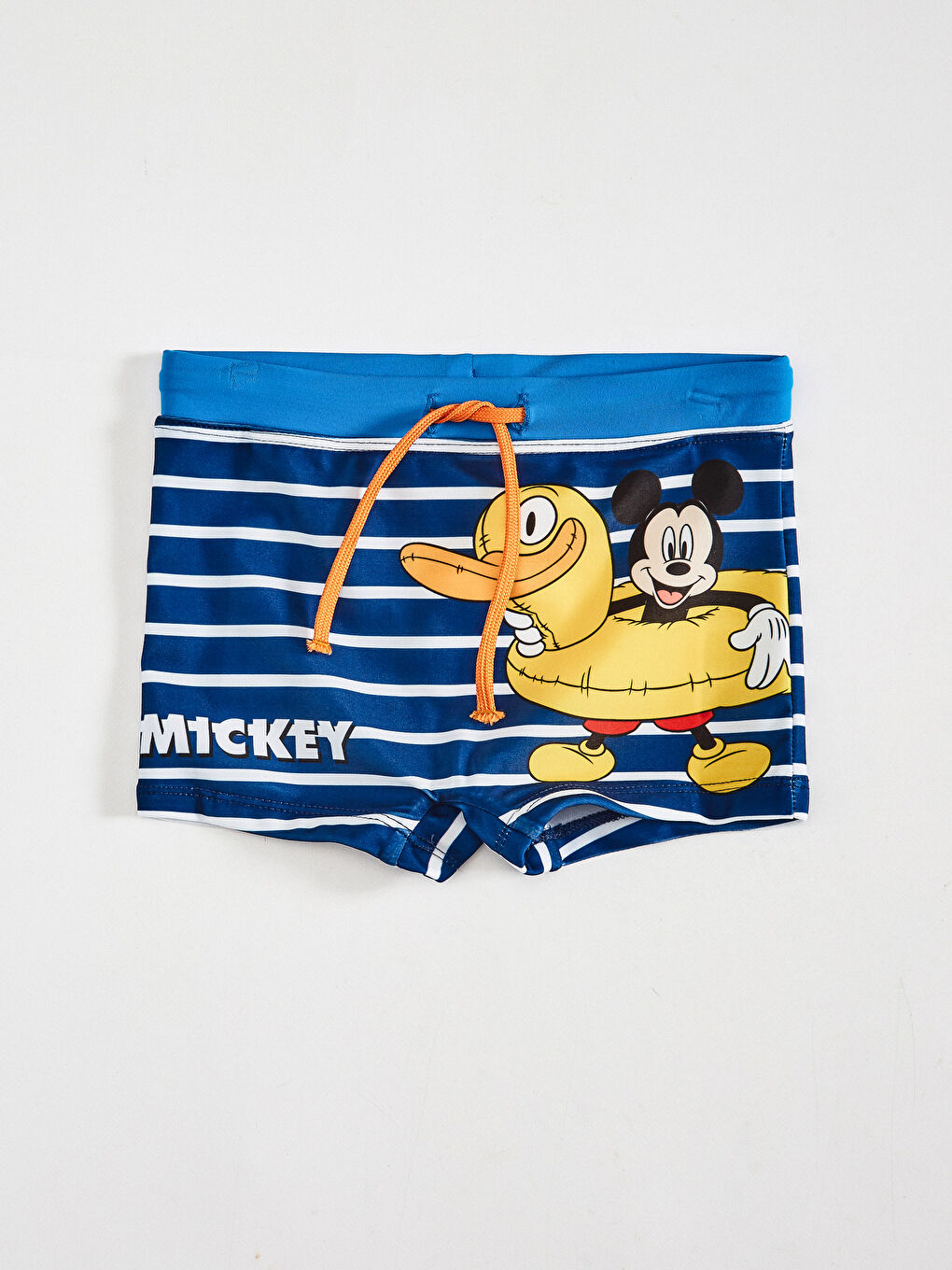 LCW baby Lacivert Erkek Bebek Mickey Mouse Baskılı Deniz Şortu
