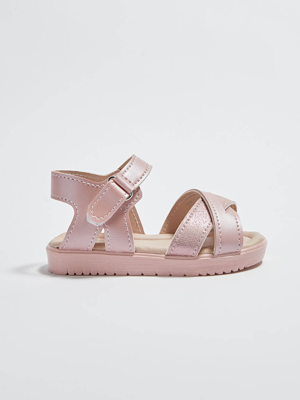 LCW STEPS Somon Pembe Pul Payetli Kız Bebek Sandalet - 2