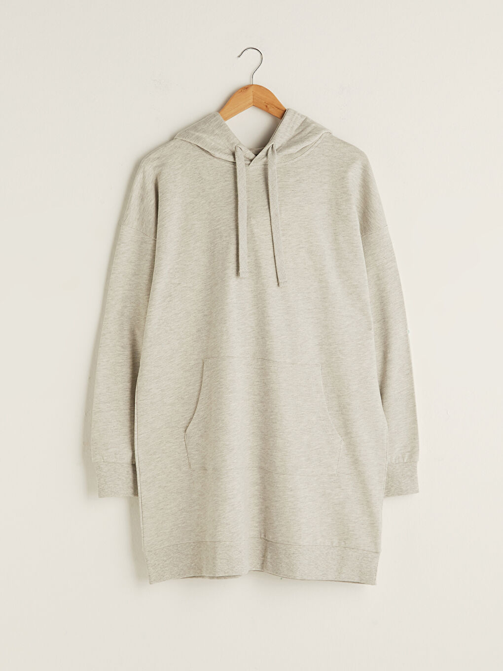 Hooded Collar Straight Long Sleeve Women's Sweatshirt Tunic -S1ER57Z8-F8Y
