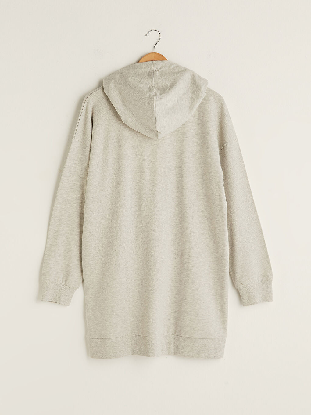 Hooded Collar Straight Long Sleeve Women's Sweatshirt Tunic -S1ER57Z8-F8Y