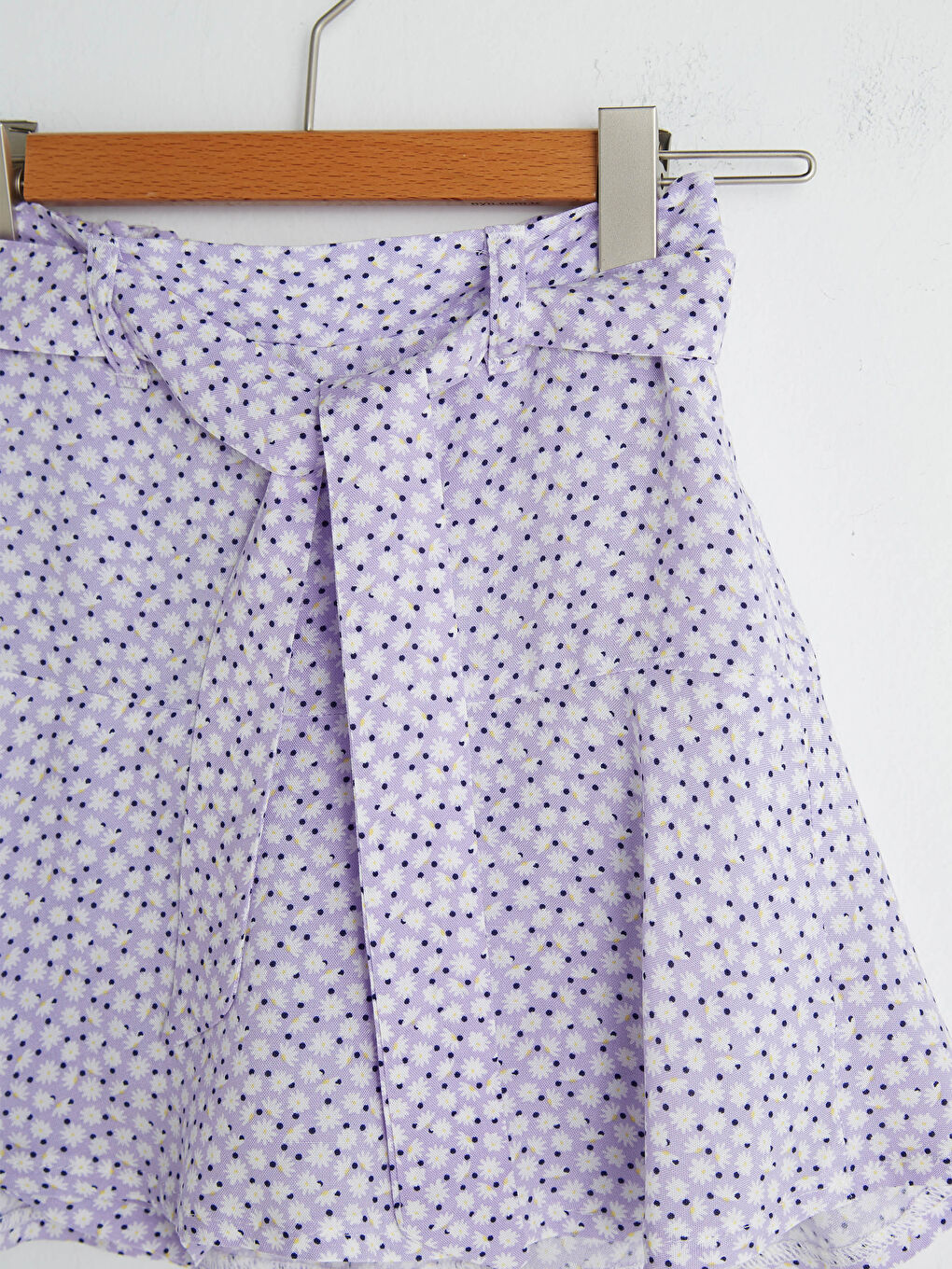 Jupe-Short Fille en Viscose Imprimée-2