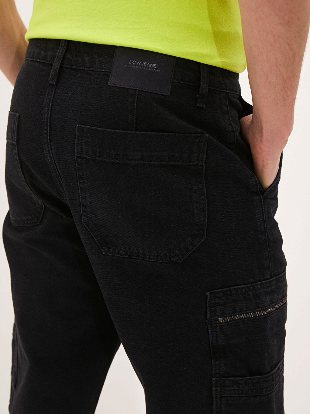 Standard Fit Men's Denim Shorts-3