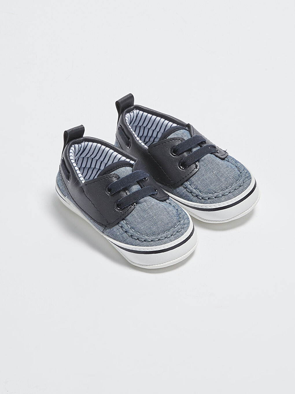 Lacivert Yürüme Öncesi Erkek Bebek Ev Ayakkabısı