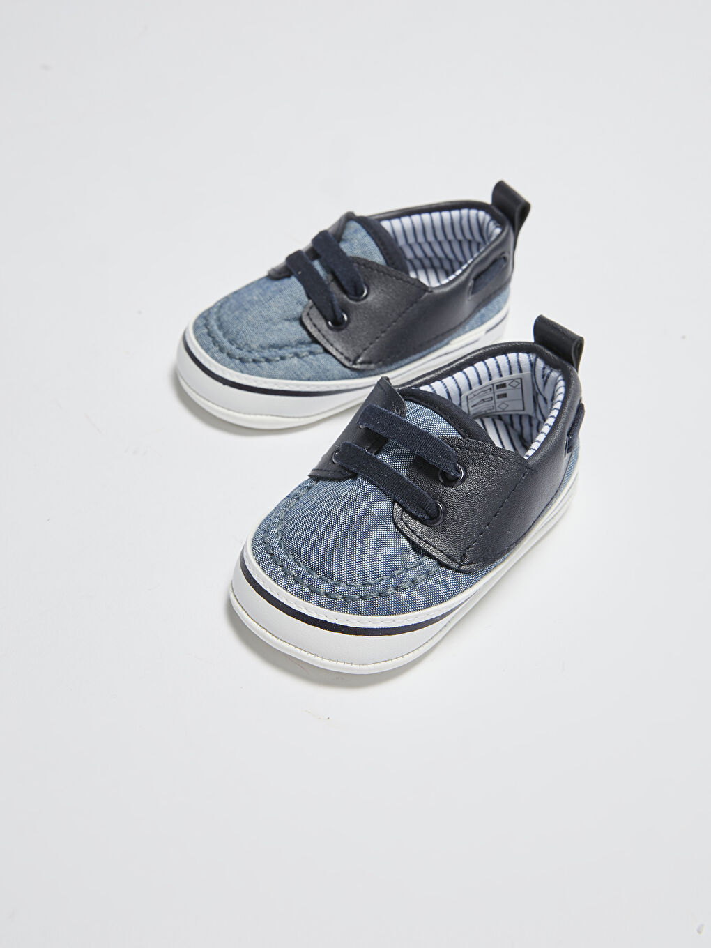 Lacivert Yürüme Öncesi Erkek Bebek Ev Ayakkabısı-2