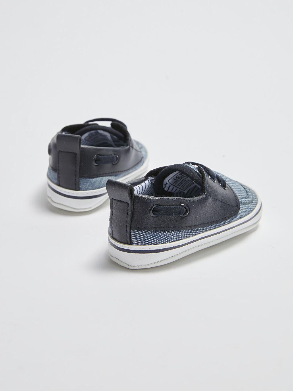Lacivert Yürüme Öncesi Erkek Bebek Ev Ayakkabısı-4