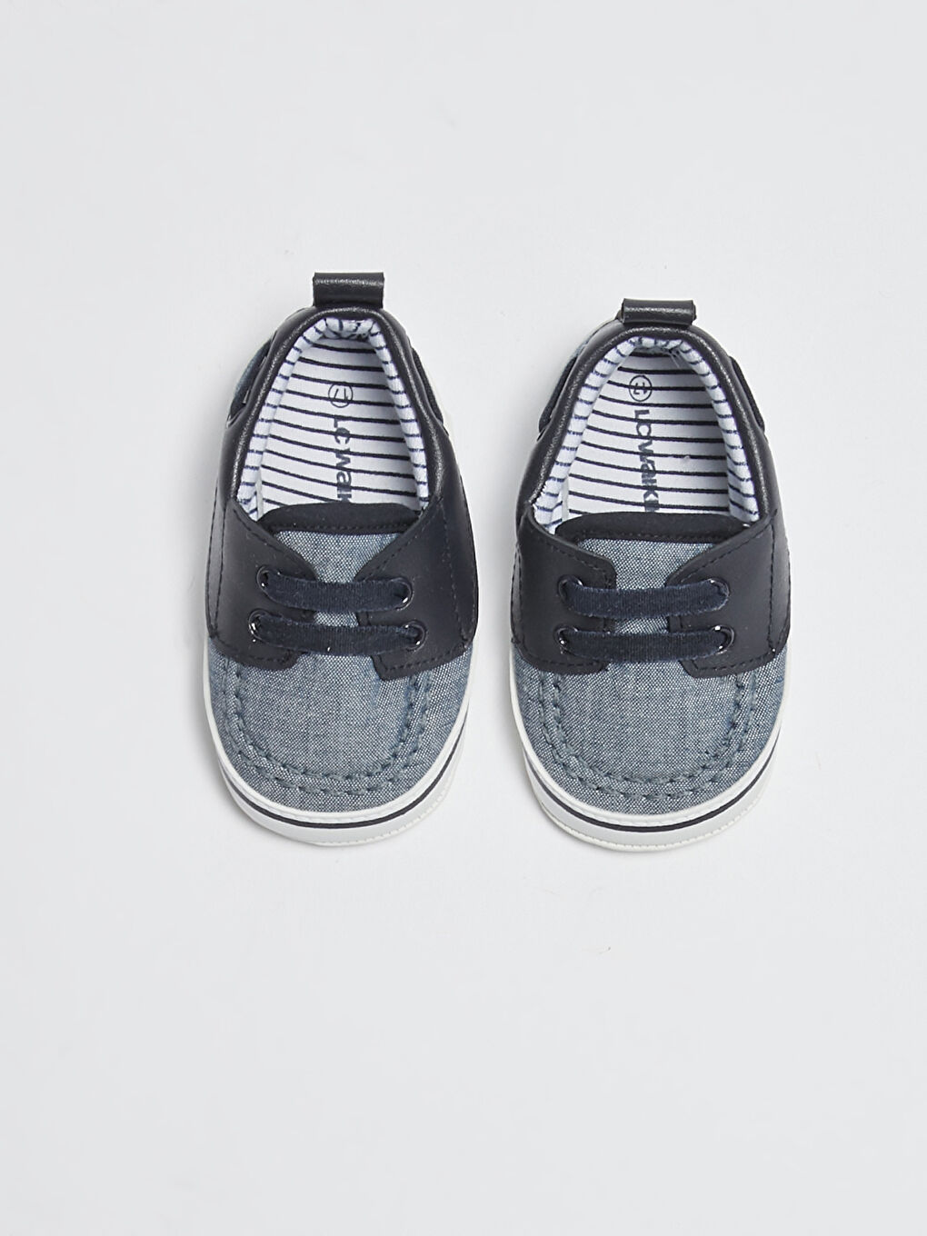 Lacivert Yürüme Öncesi Erkek Bebek Ev Ayakkabısı-5