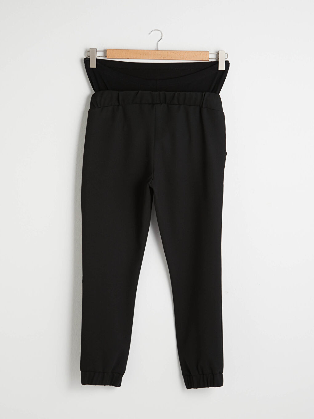LCW Elastic Waist Belly Paneled Pregnant Jogger Trousers -S1EV66Z8-CVL