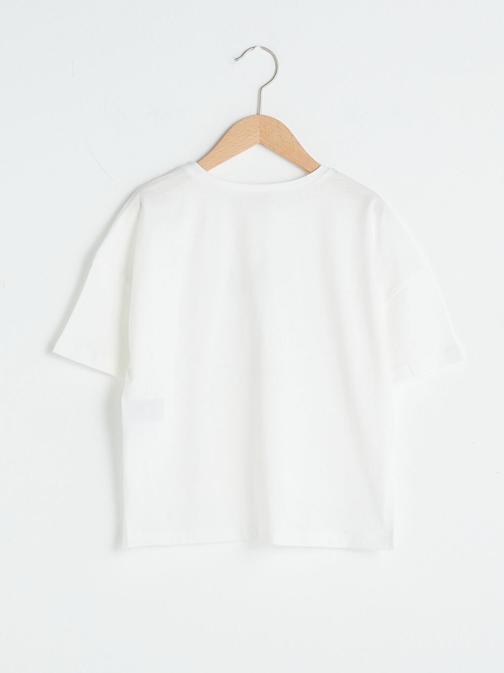 Crew Neck Virgo Horoscope Printed Short Sleeve Girls T-Shirt-1