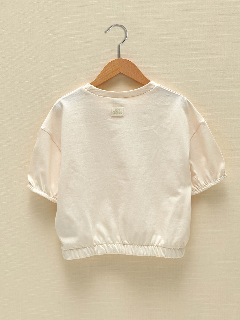Crew Neck Printed Short Sleeve Girl's Sweatshirt -S1EY36Z4-KXP
