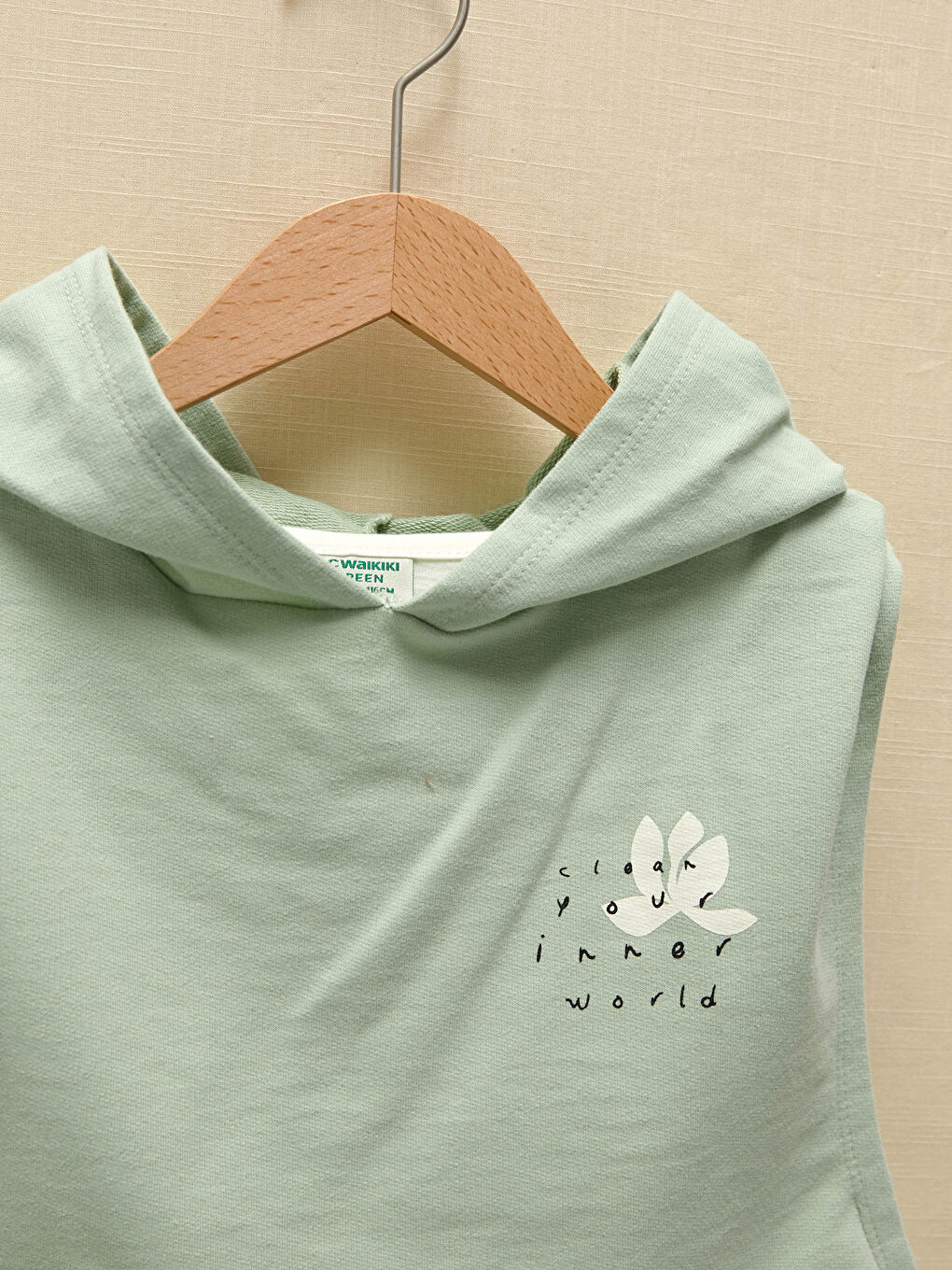 Hooded Printed Girl's Sweatshirt and Undershirt -S1EY47Z4-FJX