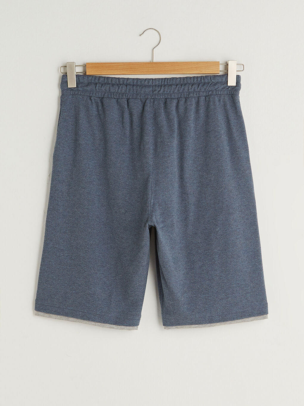 İndigo Standart Kalıp Erkek Roller Şort-5