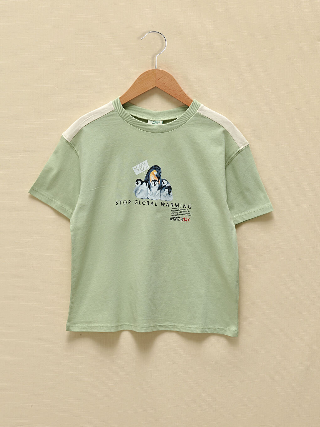 T-shirt pour Filles à Col Rond Imprimé à Manches Courtes