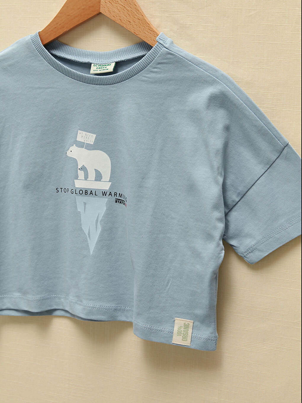 LCW Kids Rundhalsausschnitt Bedrucktes Kurzarm T-Shirt für Mädchen -S1FA10Z4-FFH