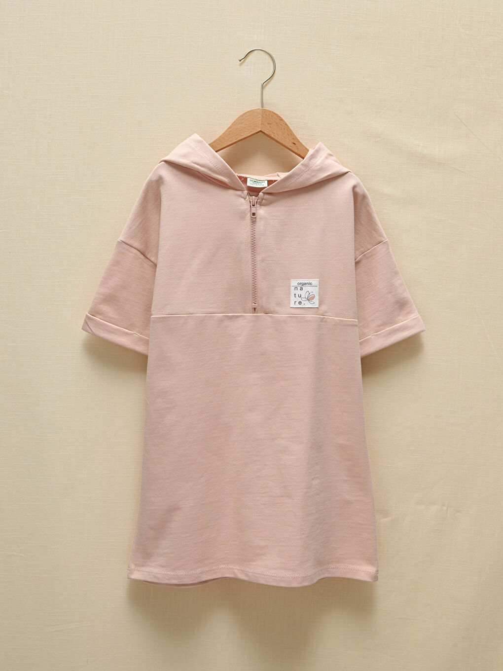 LCW Kids Kleid für Mädchen mit Kapuze und kurzen Ärmeln -S1FB15Z4-G8Q