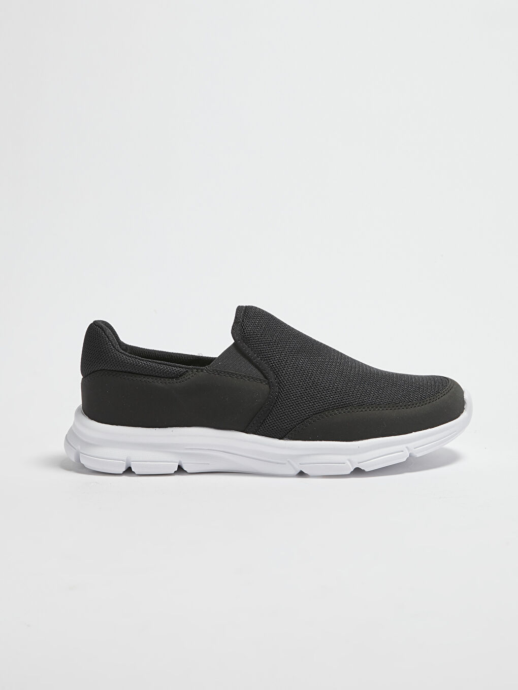 Siyah File Detaylı Erkek Aktif Spor Ayakkabı-1