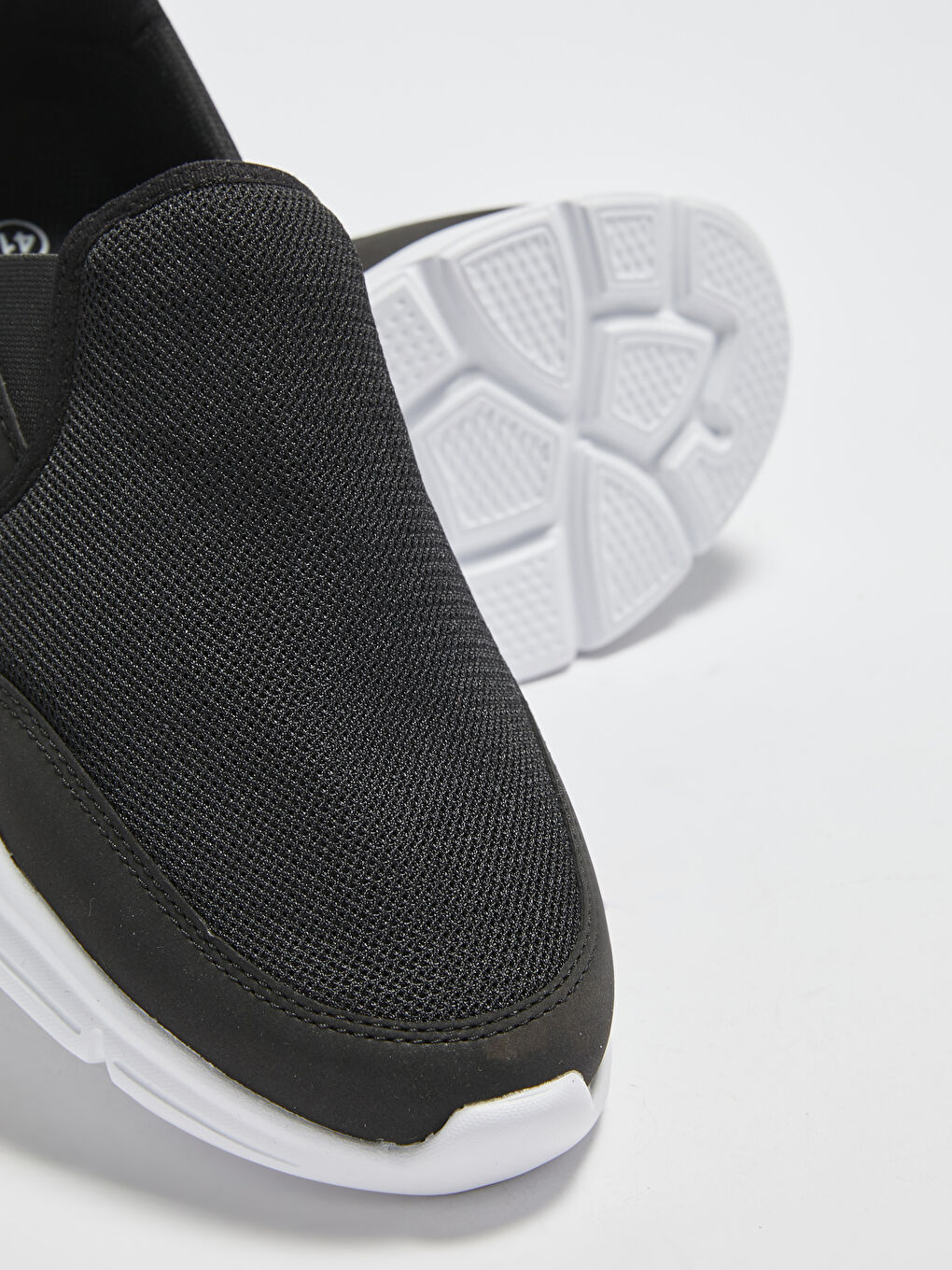 Siyah File Detaylı Erkek Aktif Spor Ayakkabı-2