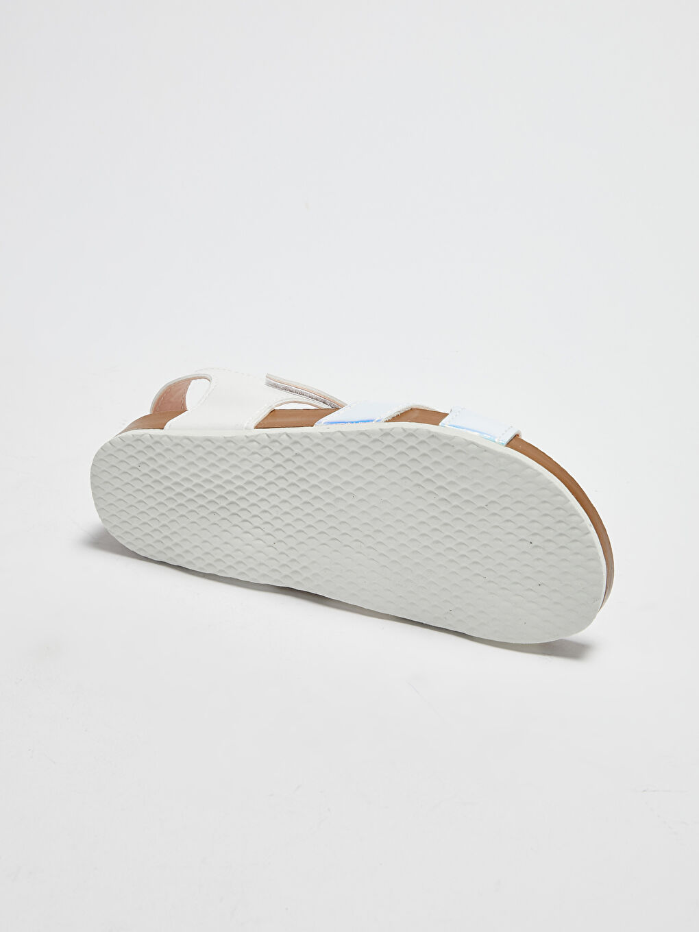 Блестящие сандалии с перекрестными ремешками для девочек-2