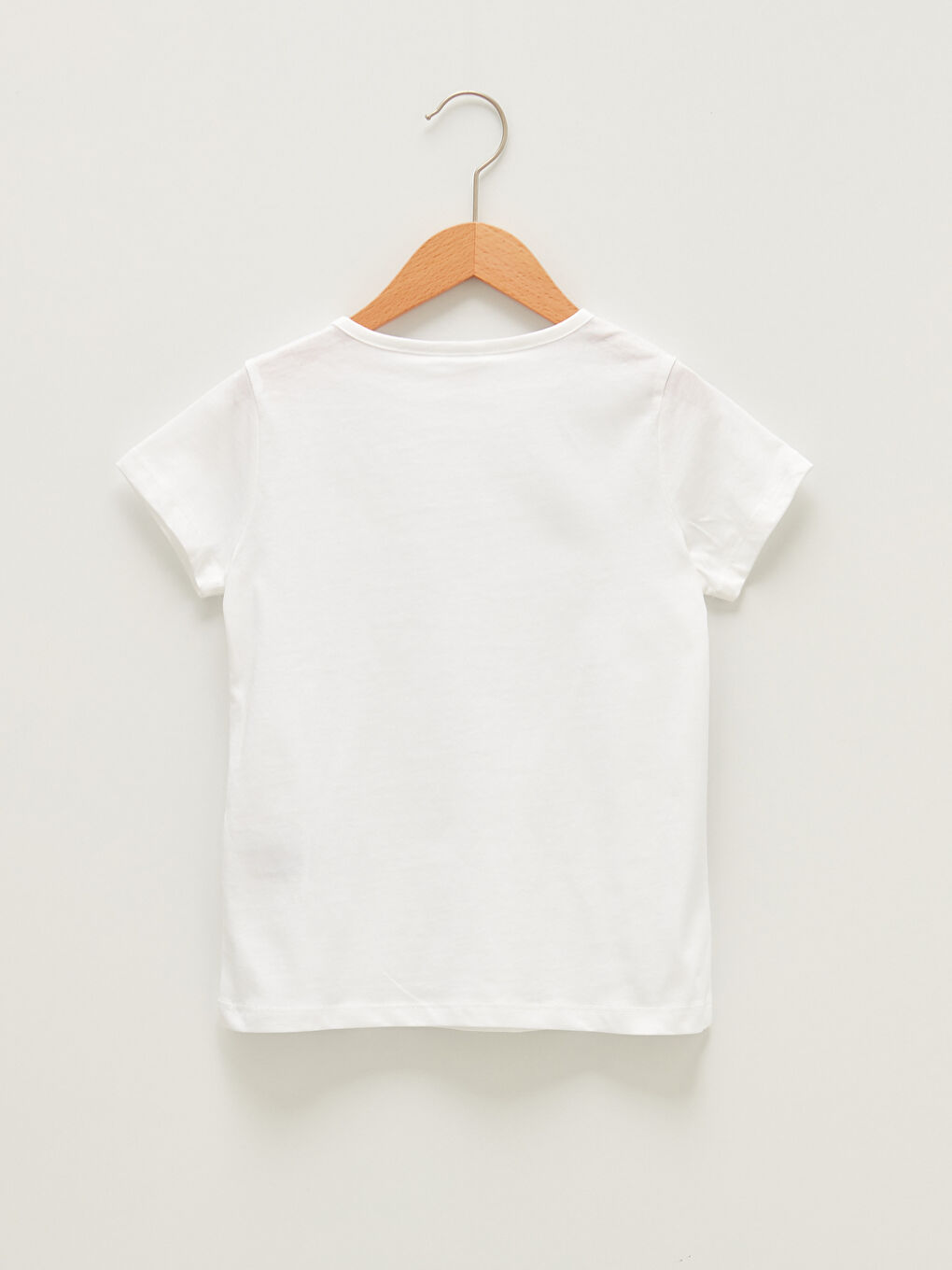 Beyaz Bisiklet Yaka Baskılı Kısa Kollu Kız Çocuk Şortlu Pijama Takımı-2