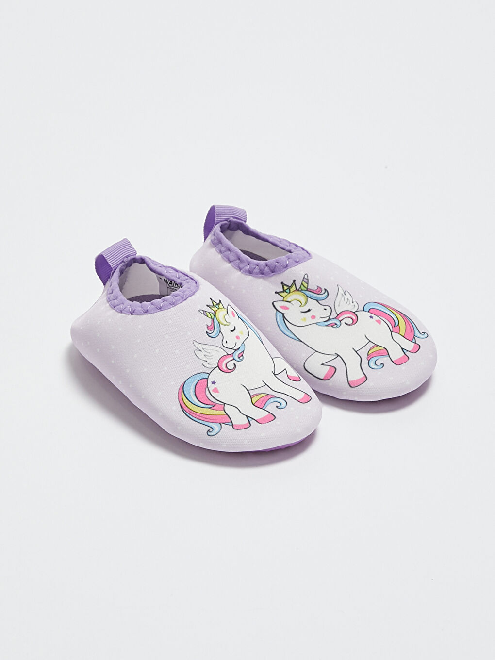Baby Girl's Printed Aqua Shoes