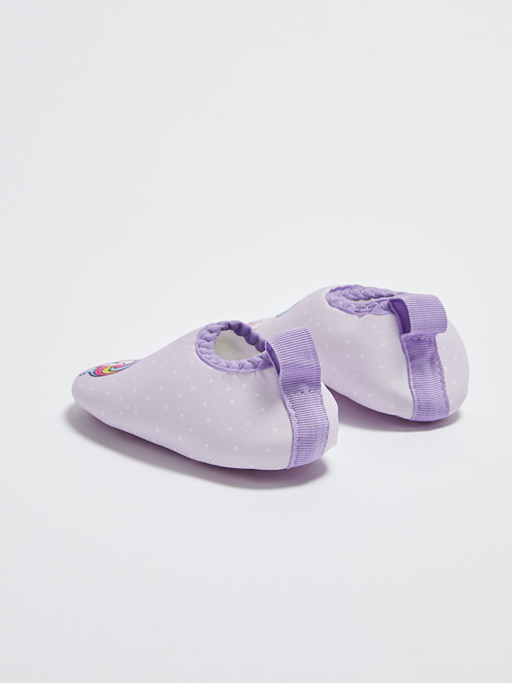 Baby Girl's Printed Aqua Shoes-4
