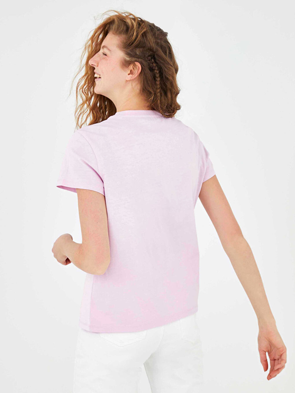 XSIDE Crew Neck Cinderella Printed Short Sleeve Cotton Women's T-Shirt -S1FD97Z8-QXB