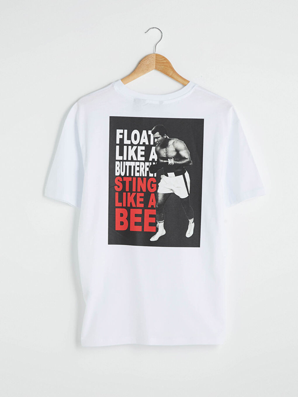 XSIDE Crew Neck Short Sleeve Muhammed Ali Printed Jersey Men's T-Shirt -S1FE29Z8-Q6K