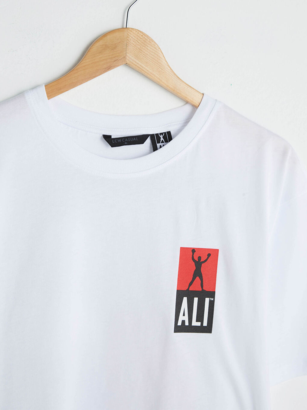 XSIDE Crew Neck Short Sleeve Muhammed Ali Printed Jersey Men's T-Shirt -S1FE29Z8-Q6K